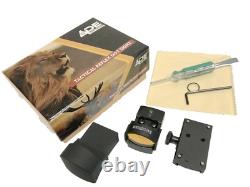ADE RD3-013 Red Dot Sight + Optic Mount Plate For 1911 Novak Rear Sight Pistol