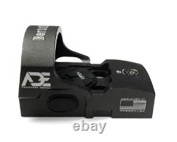 ADE RD3-013 Red Dot Sight + Optic Mount Plate For 1911 Novak Rear Sight Pistol