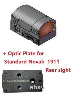ADE RD3-028 Red Dot + Optic Mounting plate for FOR 1911 Novak Rear Sight Pistol