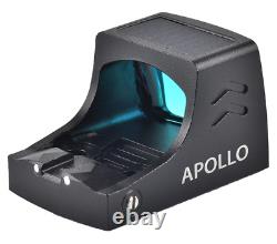 ADE RD3-030 APOLLO Solar Powered Red Dot Sight For Glock 43x MOS, 48 MOS