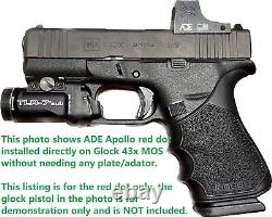 ADE RD3-030 APOLLO Solar Powered Red Dot Sight For Ruger MAX-9, Masada SLIM Pisto