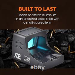 ADE RD3-030 APOLLO Solar Powered Red Dot Sight For Ruger MAX-9, Masada SLIM Pisto