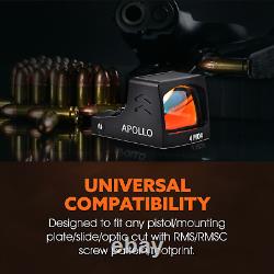ADE RD3-030 APOLLO Solar Powered Red Dot Sight For Ruger MAX-9, Masada SLIM Pisto