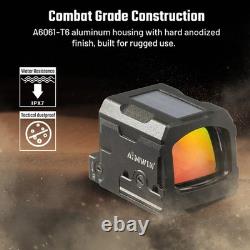 AIMWIN PE320 Enclosed Red Dot Sight with SolarGuard 3 MOA Dot & 36 MOA Circle