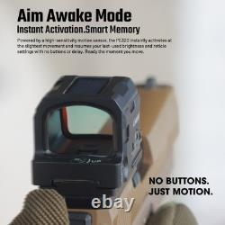 AIMWIN PE320 Enclosed Red Dot Sight with SolarGuard 3 MOA Dot & 36 MOA Circle
