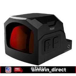 AIMWIN PE330 Enclosed Red Dot Sight with 3 MOA Dot 40 MOA Circle Aspheric Lens