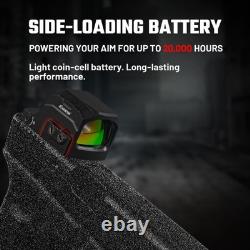 AIMWIN PE330 Enclosed Red Dot Sight with 3 MOA Dot 40 MOA Circle Aspheric Lens