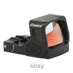 AIMWIN PN330 Red Dot Sight 2 MOA Dot 32 MOA Circle Multi-Reticle Reflex Sight