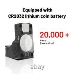 AIMWIN PN330 Red Dot Sight 2 MOA Dot 32 MOA Circle Multi-Reticle Reflex Sight