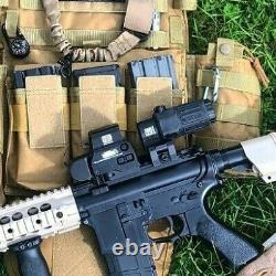 AIRSOFT 558 G33 Replica EOtech Magnifier Red Dot Holographic Sight Black