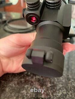AT3T Magnified Red Dot with Laser Sight Kit Red Dot + Laser with 3X Magnifier
