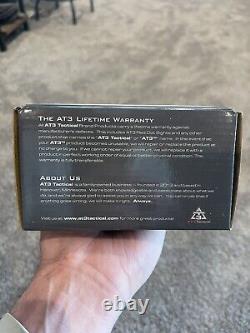 AT3 LEOS Red Dot Sight with Integrated GREEN Laser Sight & Riser. NEW IN BOX