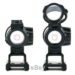 AT3 RCO Red Dot Sight with Circle Dot Reticle and Variable Riser Mounts