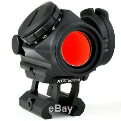 AT3 Tactical 4x Magnified Red Dot Kit RD-50 Red Dot Sight with 4xRDM Magnifier