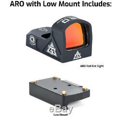 AT3 Tactical ARO Micro Red Dot Sight 3 MOA Reticle Fastfire/Venom Compatible