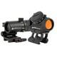 At3 Tactical Magnified Red Dot Kit Rd-50 Red Dot Sight With 4xrdm 4x Magnifier