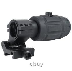 AT3 Tactical Magnified Red Dot Kit RD-50 Red Dot Sight with RRDM 3x Magnifier