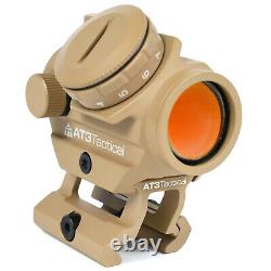 AT3 Tactical RD-50 PRO Red Dot Reflex Sight with Picatinny Riser Mount