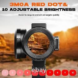 AZV 3MOA Compact Red Dot Optics Shake-Awake Solar Failsafe Aluminum Sight