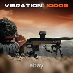 AZV 3MOA Compact Red Dot Optics Shake-Awake Solar Failsafe Aluminum Sight