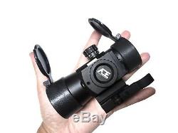 Ade Advanced Optics Compact Reflex Red Dot Sight with Laser + Built in QD Mount