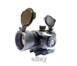 Ade Advanced Optics Compact Reflex Red Dot Sight with Laser + Built in QD Mount