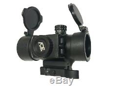 Ade Advanced Optics Compact Reflex Red Dot Sight with Laser + Built in QD Mount