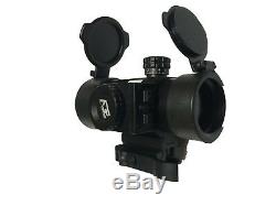 Ade Advanced Optics Compact Reflex Red Dot Sight with Laser + Built in QD Mount