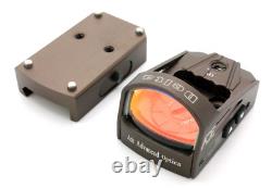 Ade Delta FDE Mini Red Dot Sight for Handguns with Hex Dragonfly Footprint