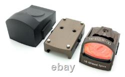 Ade Delta FDE Mini Red Dot Sight for Handguns with Hex Dragonfly Footprint