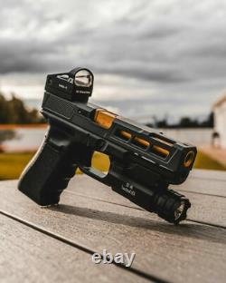 Ade Delta FDE Mini Red Dot Sight for Handguns with Hex Dragonfly Footprint