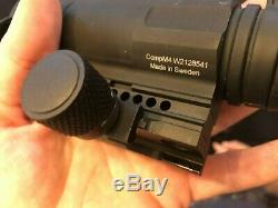 Aimpoint CompM4 Red Dot Sight With/ Picatinny Rail Adapter