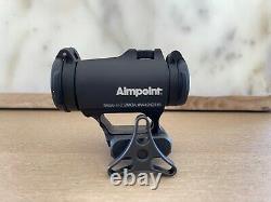 Aimpoint Micro H-2 2 MOA Red Dot Reflex Sight + Wilson Combat Accu-Rizer Mount