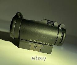 Aimpoint Micro T-2 Red Dot Sight Standard Mount 2 MOA Great condition