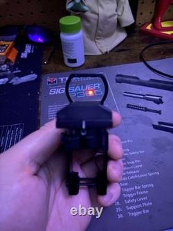 Barska Black Red Dot Sight 1x Illuminated Red MOA Dot Reticle Handgun