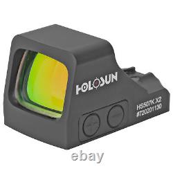 Brand New Holosun HS507K X2 Open Reflex Multi Reticle Red Dot Sight For Handguns