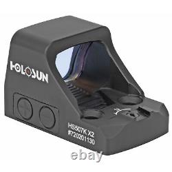 Brand New Holosun HS507K X2 Open Reflex Multi Reticle Red Dot Sight For Handguns