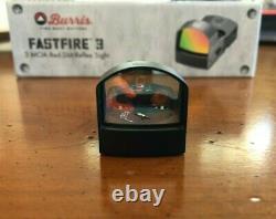 Burris Fastfire III 3 MOA Red Dot Reflex Sight WithPicatinny Mount (Black)- 300234