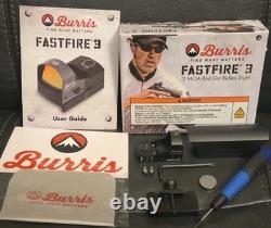 Burris Fastfire III Red Dot Reflex 3 MOA Sight, Picatinny Mount (Black) #300234
