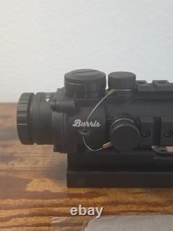 Burris Original AR-536 Prism Sight 5X Illuminated Black Red Green Reticle 300210