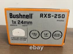 Bushnell RXS250 Reflex Sight RXS-250 4 MOA Red Dot