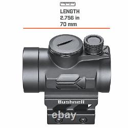 Bushnell TRS-26 Red Dot Sight 3 MOA Dot Hi Rise Mount Push Button AR71XRD