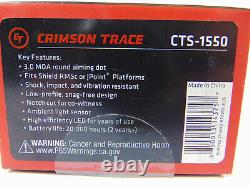 CRIMSON TRACE CTS-1550 3-MOA Micro Reflex Red Dot Sight 2+YR Bat Life (01-01960)