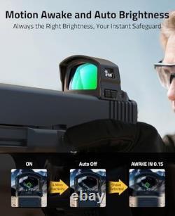CVLIFE Bear Might Solar Green Dot, 5000g shock rating, IPX7, 3 moa, 7075-T6