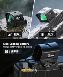CVLIFE Bear Might Solar Green Dot, 5000g shock rating, IPX7, 3 moa, 7075-T6
