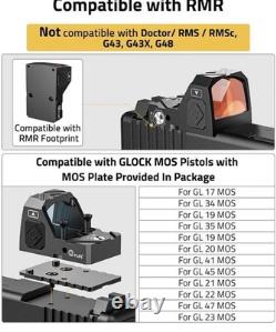 CVLIFE Red Dot Sight, 2 MOA Shake Awake Optic SFast Target Acquisition Tactical