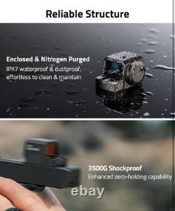 CVLIFE WildHawk Enclosed Auto-Brightness Red Dot Sight for RMS