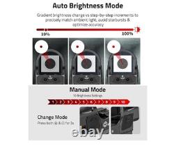 CVLIFE Wolfcovert Auto Brightness 7 Reticle Red Dot Sight NEW MSRP $200