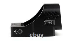 C&H COMP 1x27 Micro Red Multi-Reticle 3 MOA Dot Sight For RMR Red Dot Footprint