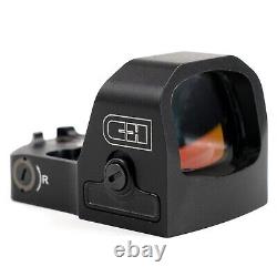 C&H EDC Multi-Reticle/Red Dot Sight 1x16mm Fits Compact GLX/RMSc Footprint